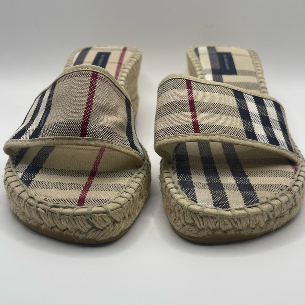 Burberry | Espadrille Slip on Wedge Sandal | EU40 - Picture 11 of 16